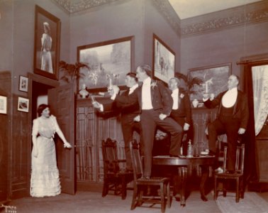 A scene from When We Were Twenty-one (SAYRE 12176)