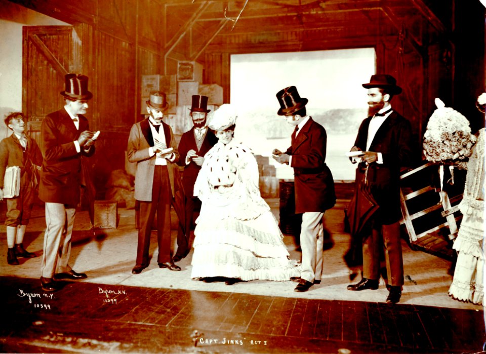 A scene from Act I of Captain Jinks (SAYRE 12250)