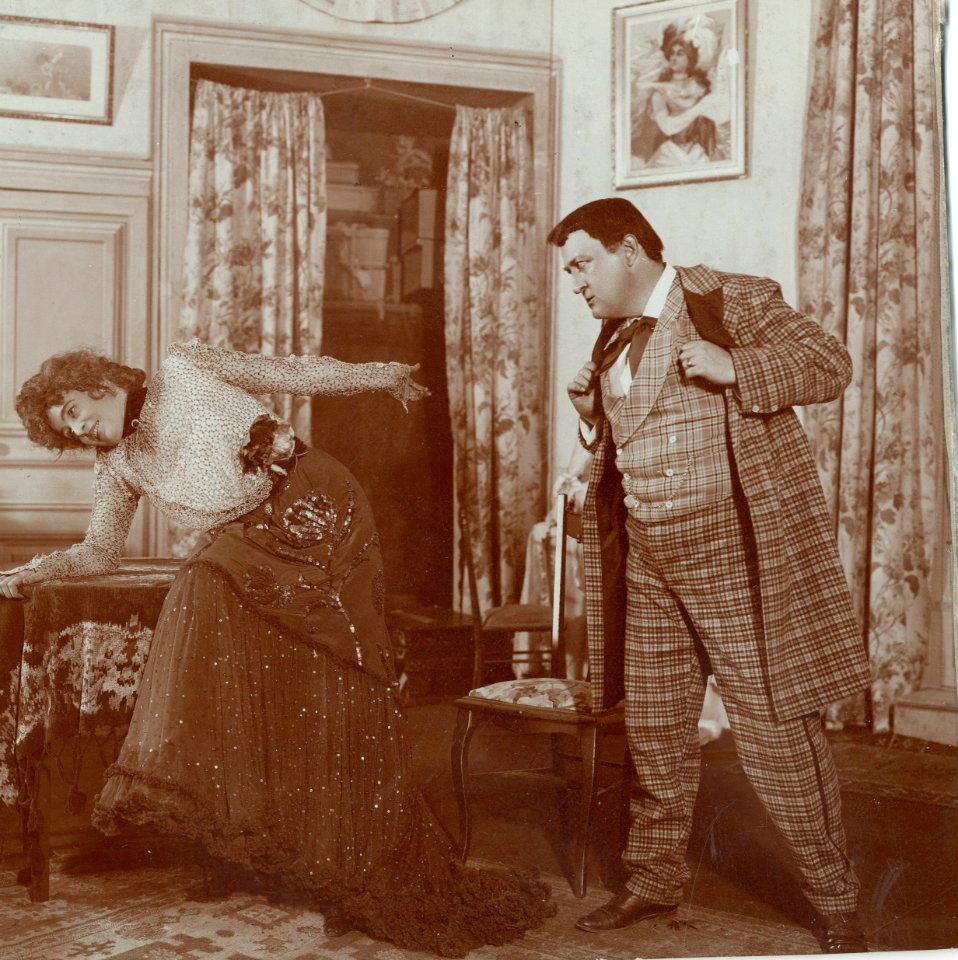 A scene from Zaza (SAYRE 1691)