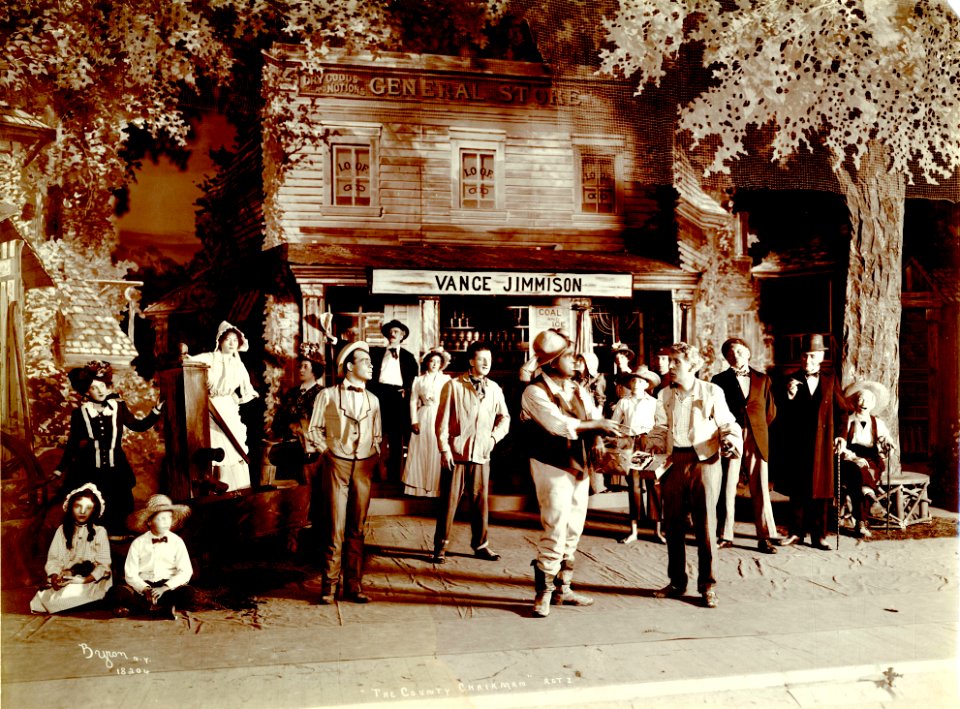 A scene from Act I of The County Chairman (SAYRE 12570)
