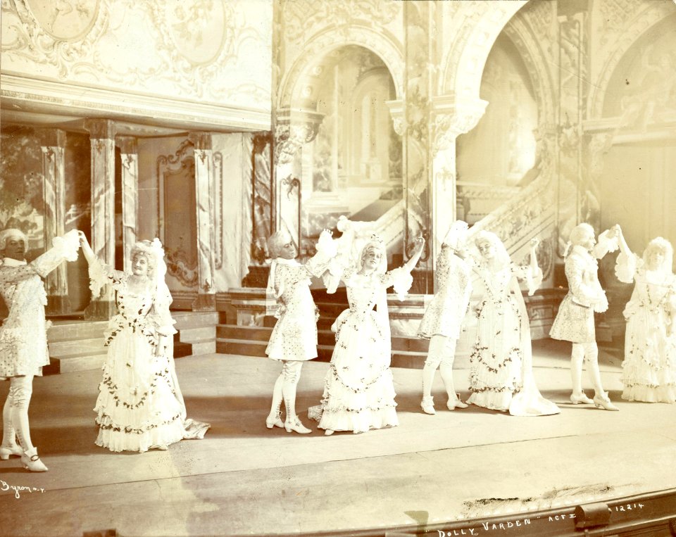 A scene from Act II of Dolly Varden (SAYRE 1653)