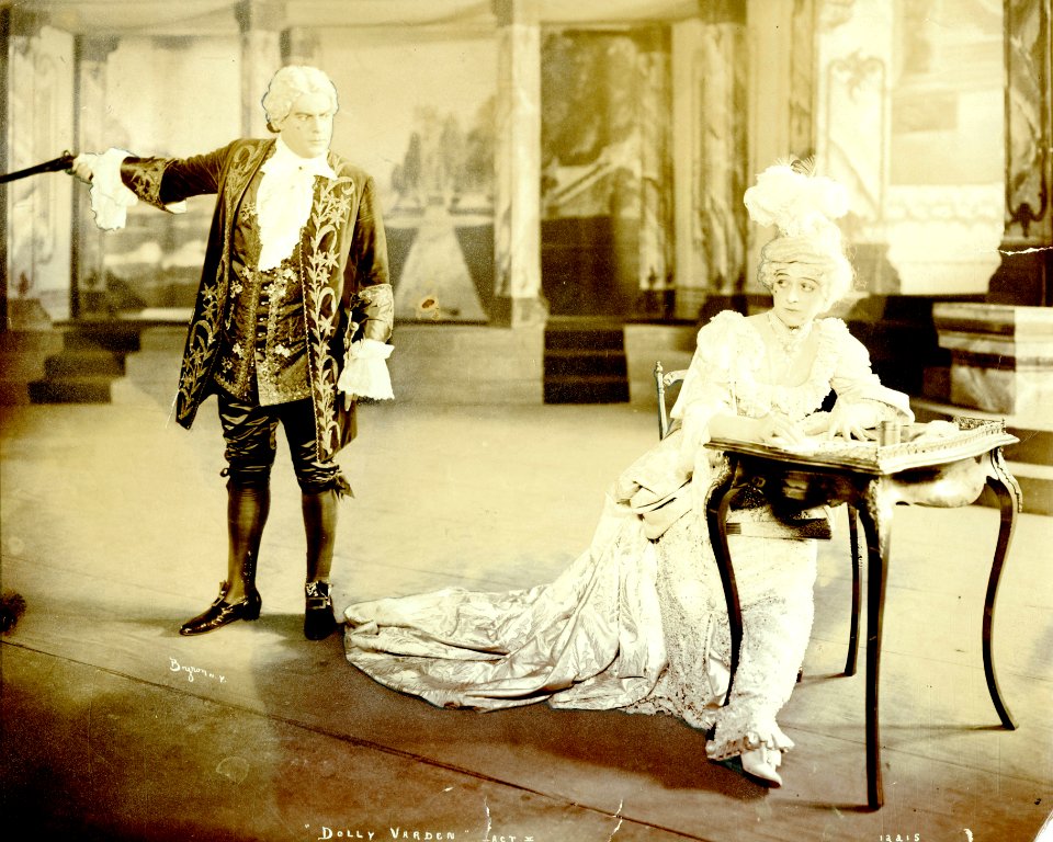 A scene from Act II from Dolly Varden (SAYRE 12162)