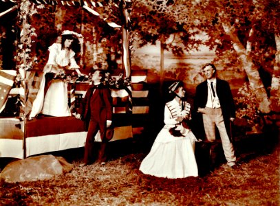 A scene from Act II of The County Chairman (SAYRE 12049)
