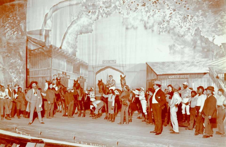 A scene from Act III of In Old Kentucky (SAYRE 12281)