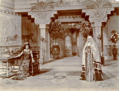 A scene from Act IV of Mary of Magdala (SAYRE 12520)