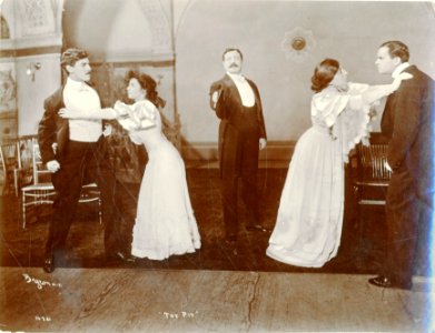 A scene from Act I of The Pit (SAYRE 12155)