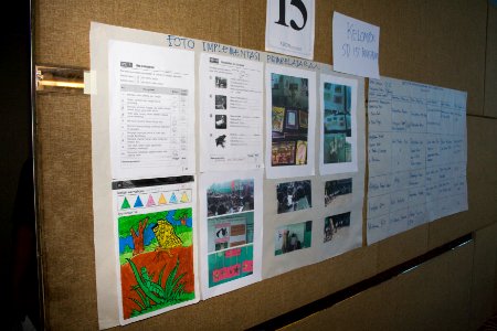 A series of photos of classroom activities and other writing materials, submitted by the participants (13280022295)