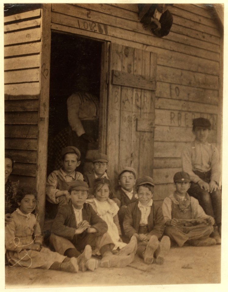A shack of one of the berry picking families on Giles Farm, Seaford, Del. There is one room in this shack unpartitioned in which 2 families (8 people) live. One half of the shack is taken up LOC nclc.00095