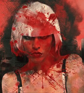 Grunge modern collage