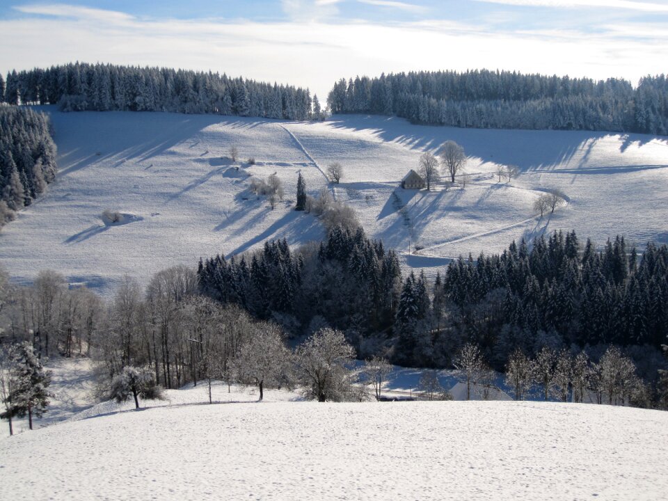 Panorama wintry wintertime
