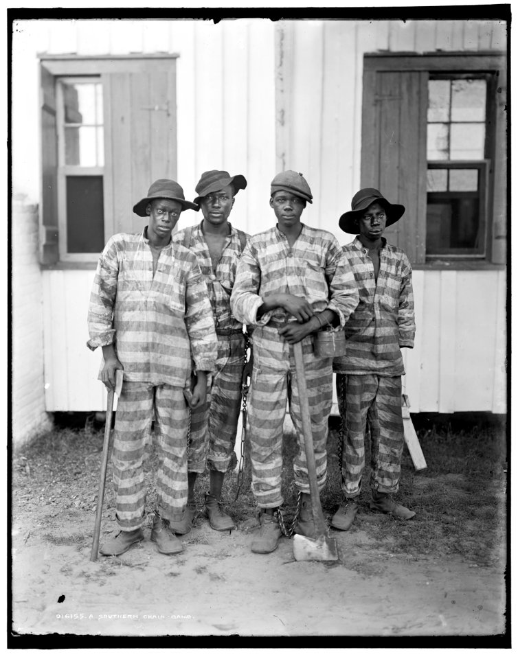 A Southern chain gang c1903