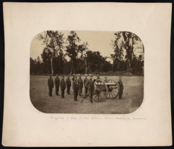 A squad of Capt. Smith's battery - Lieut. Woods in command LCCN2010648627 photo
