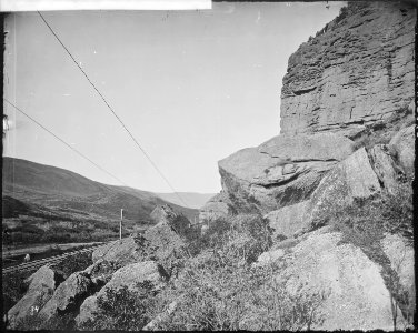 A study among the rocks of Echo Canyon. Summit County, Utah - NARA - 516641
