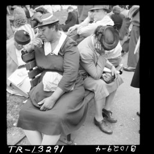 A stunned public in Washington, D.C., were grave and thoughtful the morning after they had been informed of the death... - NARA - 520710