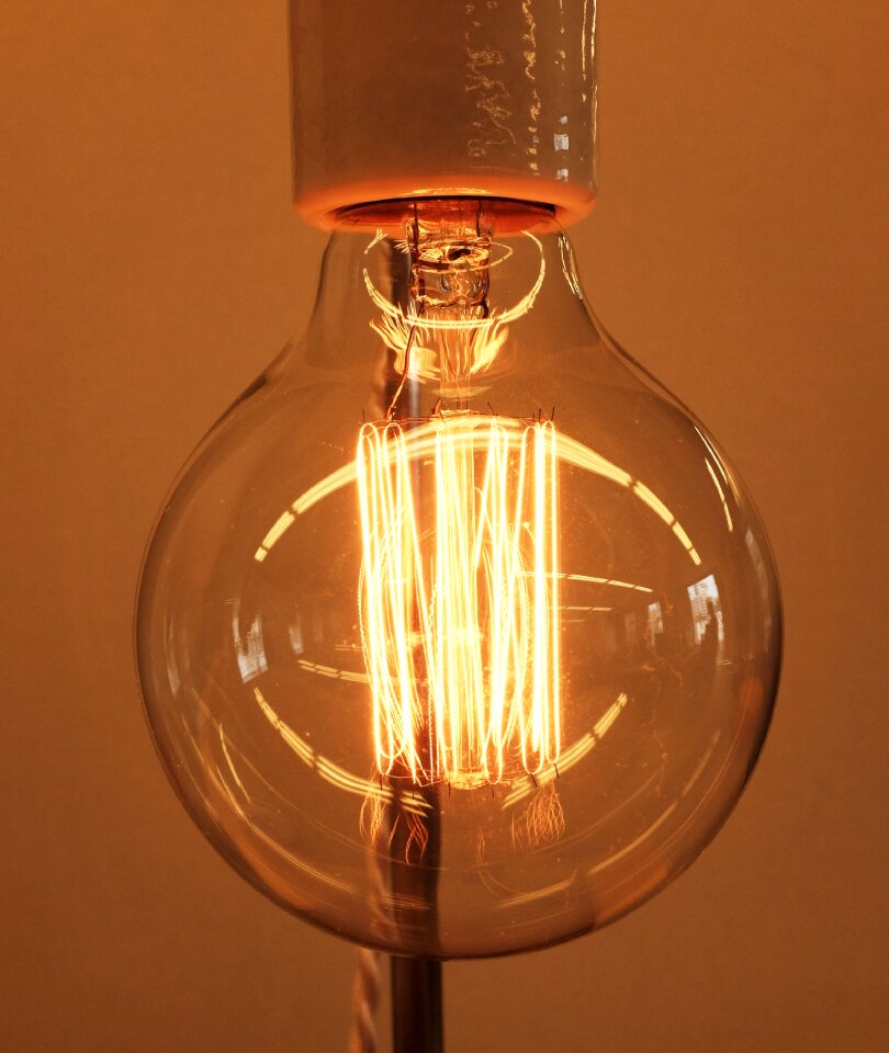 Bulb wire brown lamp