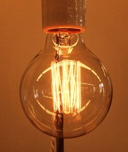 Bulb wire brown lamp