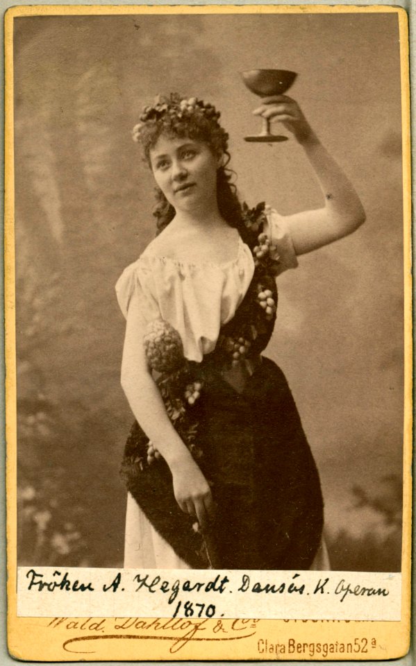 Albertine Hegardt, rollporträtt - SMV - H4 045