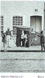 Alberto Henschel - Homem na liteira, Bahia