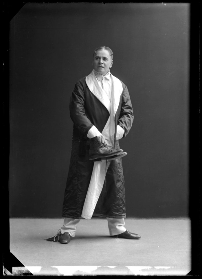 Albin Lavén in Triplepatte at Dramatiska teatern 1907 - SMV - GL027