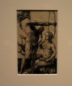 Albrecht Dürer - Apolo y Diana (1502)