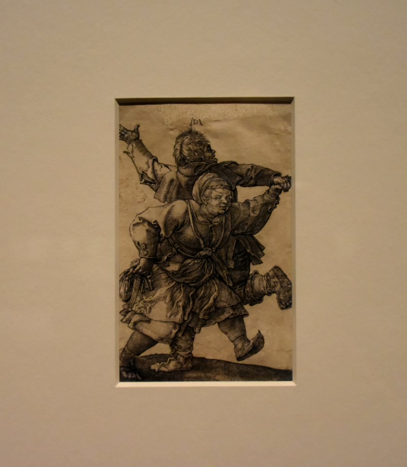 Albrecht Dürer - Pareja de aldeanos bailando (1514)