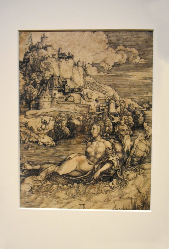 Albrecht Dürer - El rapto de Amimone (ca. 1498)
