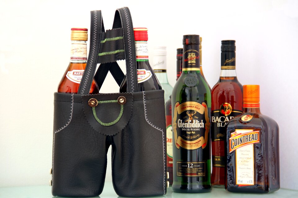 Bottles drink alcohol