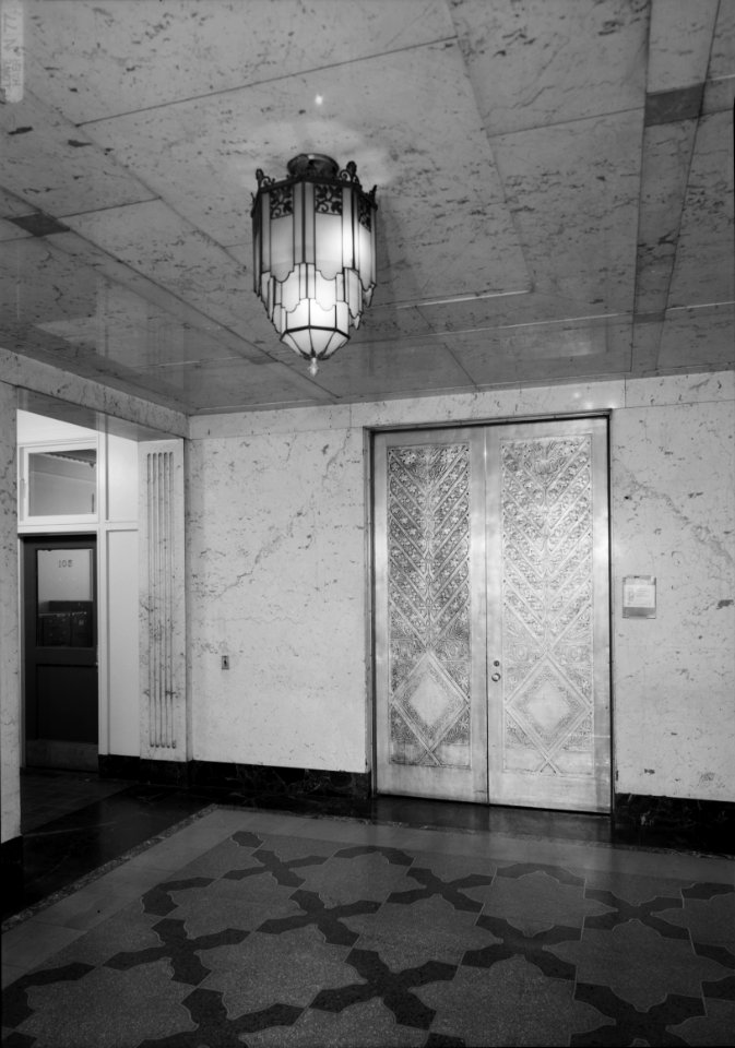 Alcoa Research Laboratory entrance interior view (New Kensington PA)