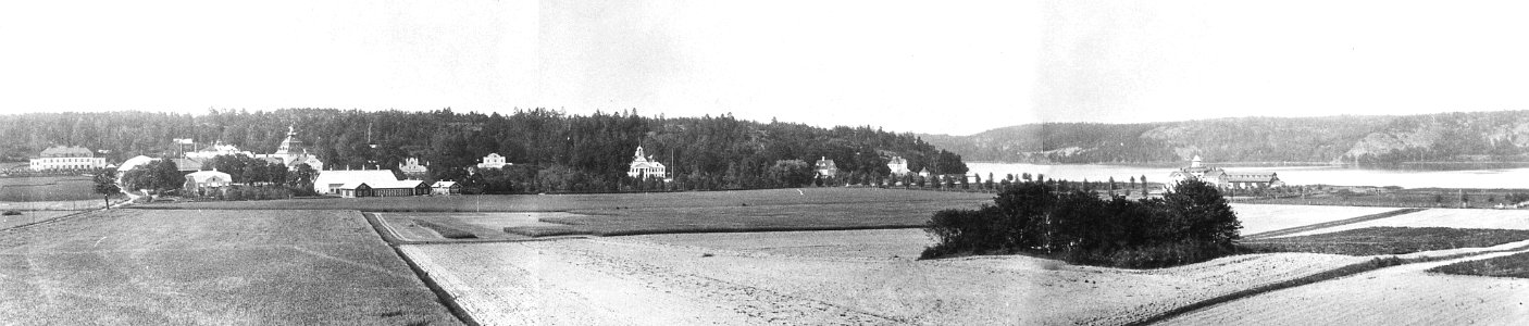 Alby gård panorama 1910