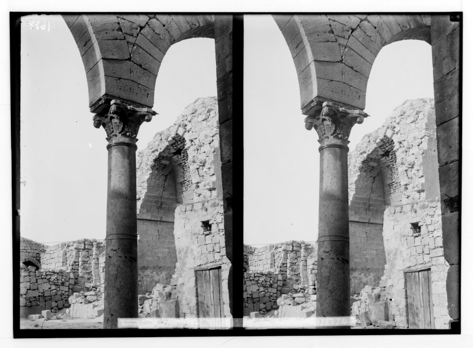 Aleppo (Haleb) and environs. Capitals among the Mameluke tombs LOC matpc.02170