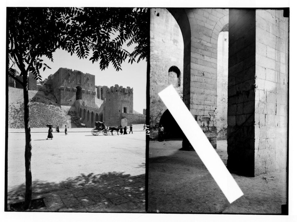 Aleppo (Haleb) and environs. Entrance gateway to castle LOC matpc.02157