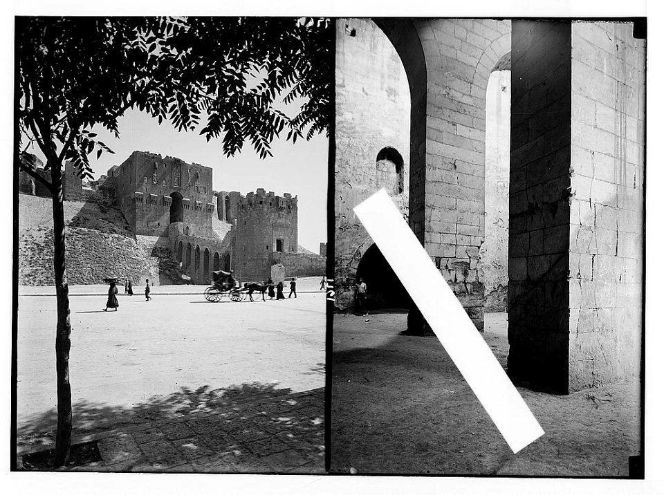 Aleppo (Haleb) and environs. Entrance gateway to castle LOC matpc.02157