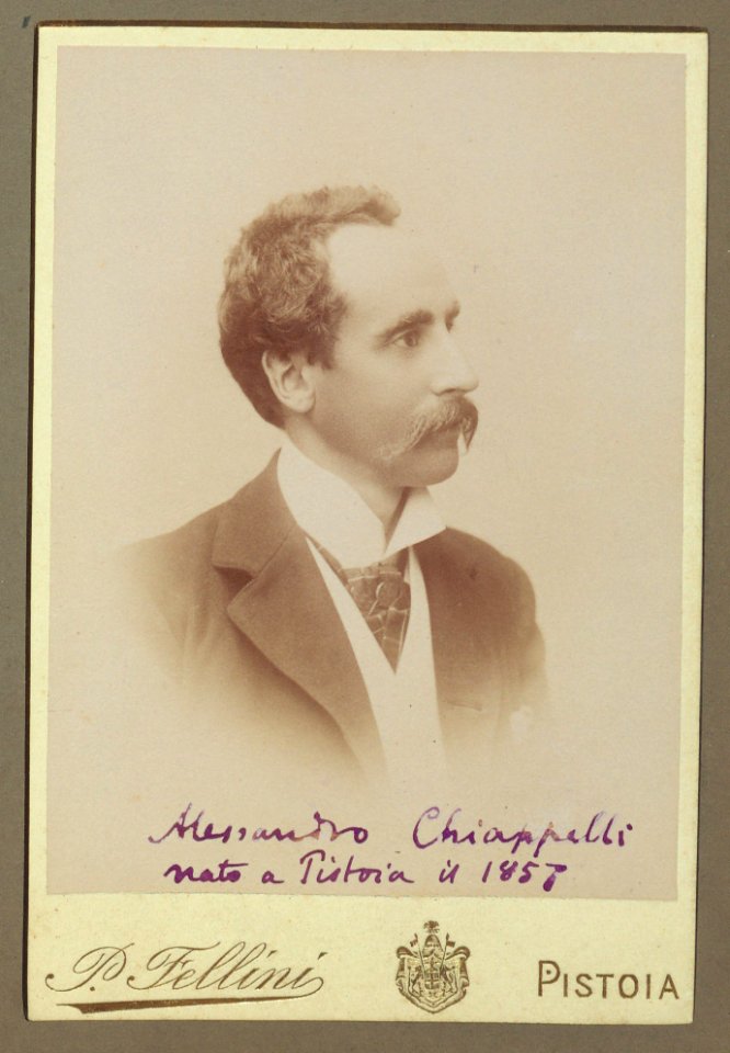 Alessandro Chiappelli, ante 1896 - Accademia delle Scienze di Torino 0139