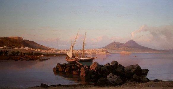 Alessandro la Volpe - Scena di pesca - 1866