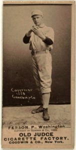 Alex Ferson, Washington Statesmen, baseball card portrait LCCN2007686425