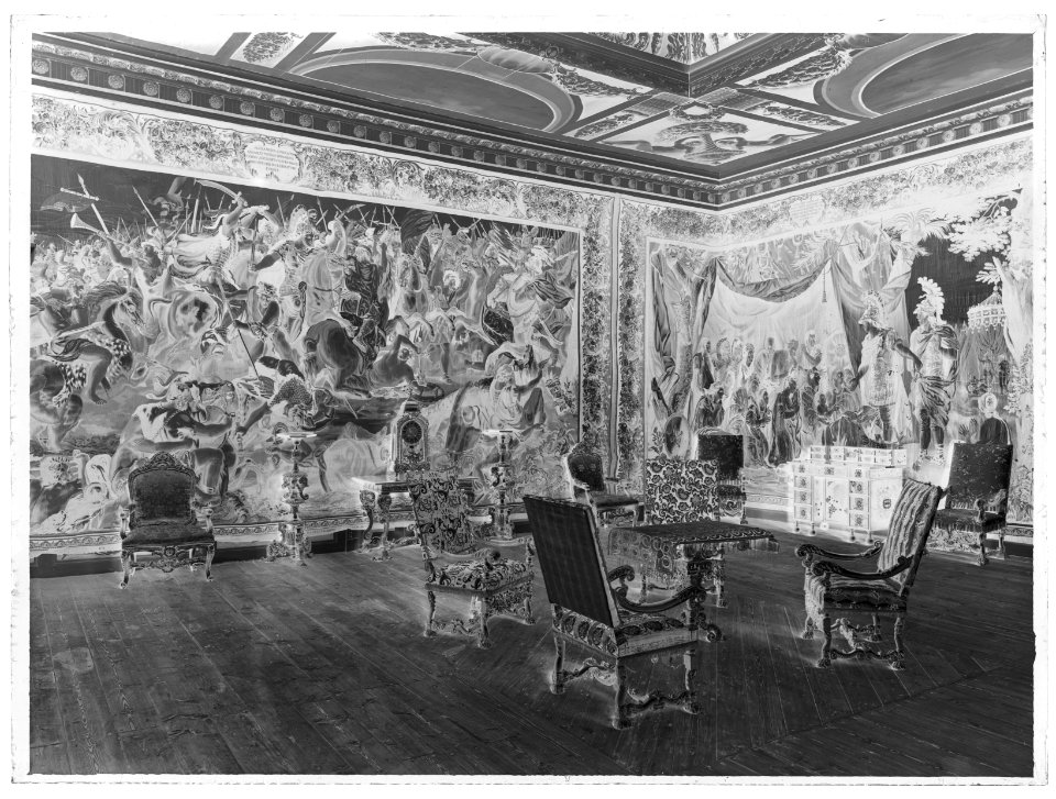 Alexander tapeter i rummet Geneve - Skoklosters slott - 8830-negative