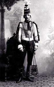 Alexander Wassilko von Serecki in Husarenuniform 1893