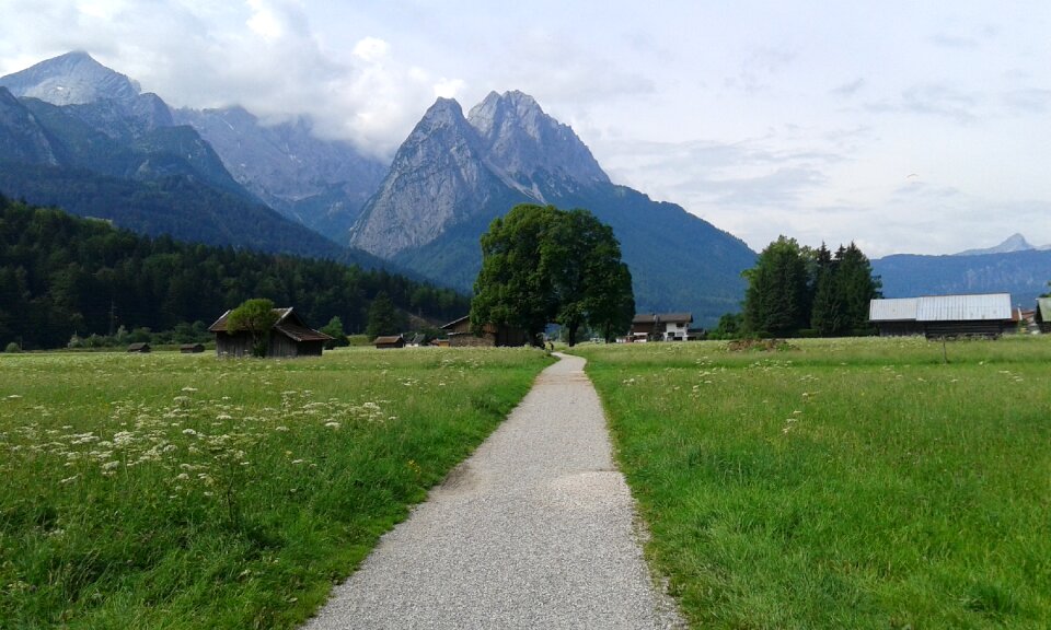 Hiking mountains landscape