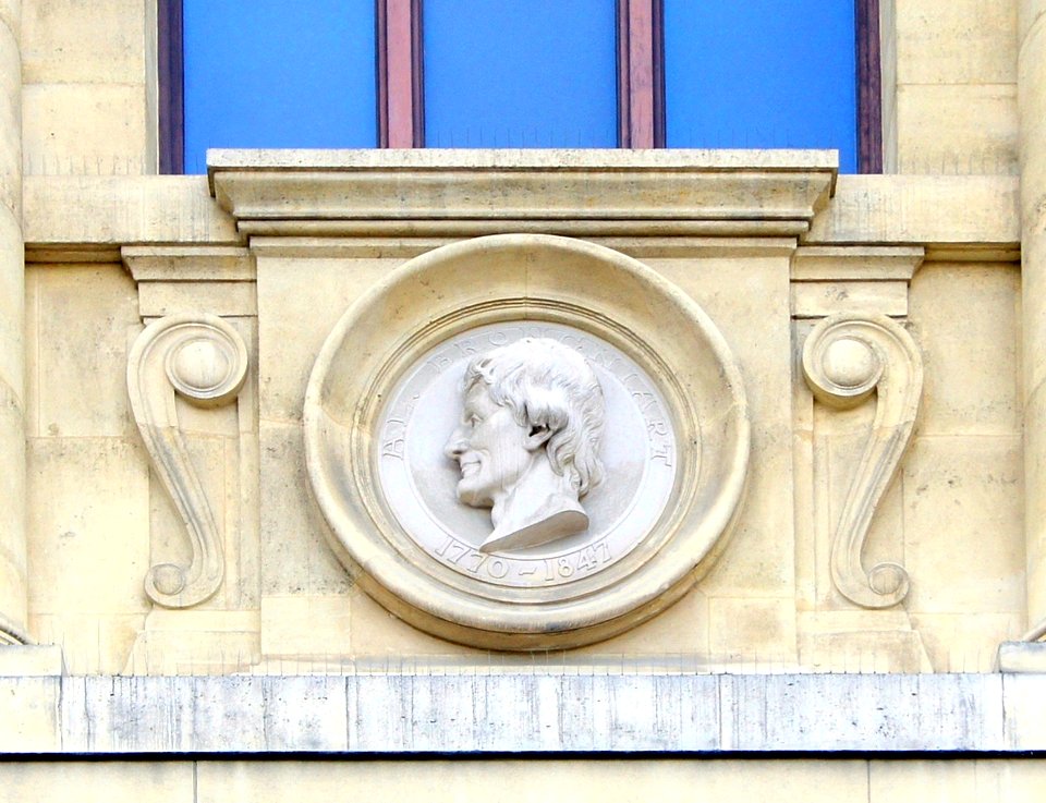 Alexandre Brongniart 7 médaillon galerie évolution MNHN