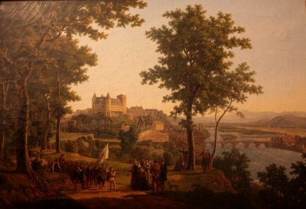 Alexandre Millin du Perreux - Vue du château de Pau