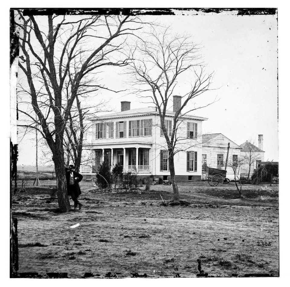 Alexandria, Virginia (vicinity). Gen. Samuel P. Heintzelman's headquarters at Fort Lyon LOC cwpb.01484