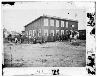 Alexandria, Virginia. Sanitary Commission lodge LOC cwpb.01389