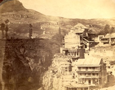 Alexei Ivanitsky. The Muslim cemetery in the hills near the Botanical Garden in Tbilisi. 1858