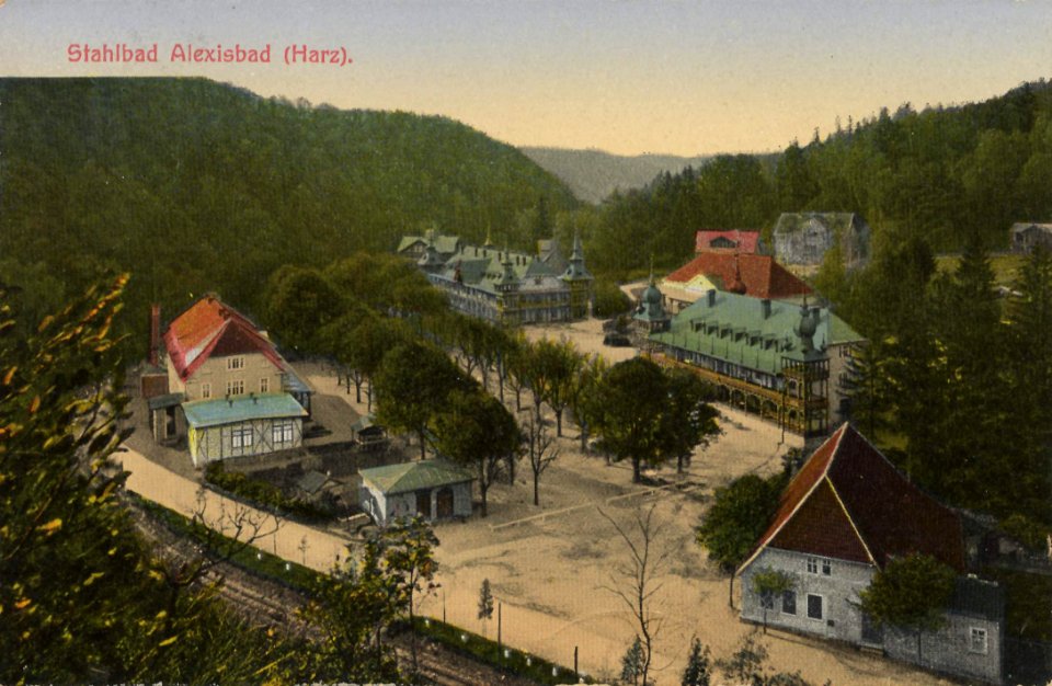Alexisbad, Sachsen-Anhalt - Stahlbad (Zeno Ansichtskarten)