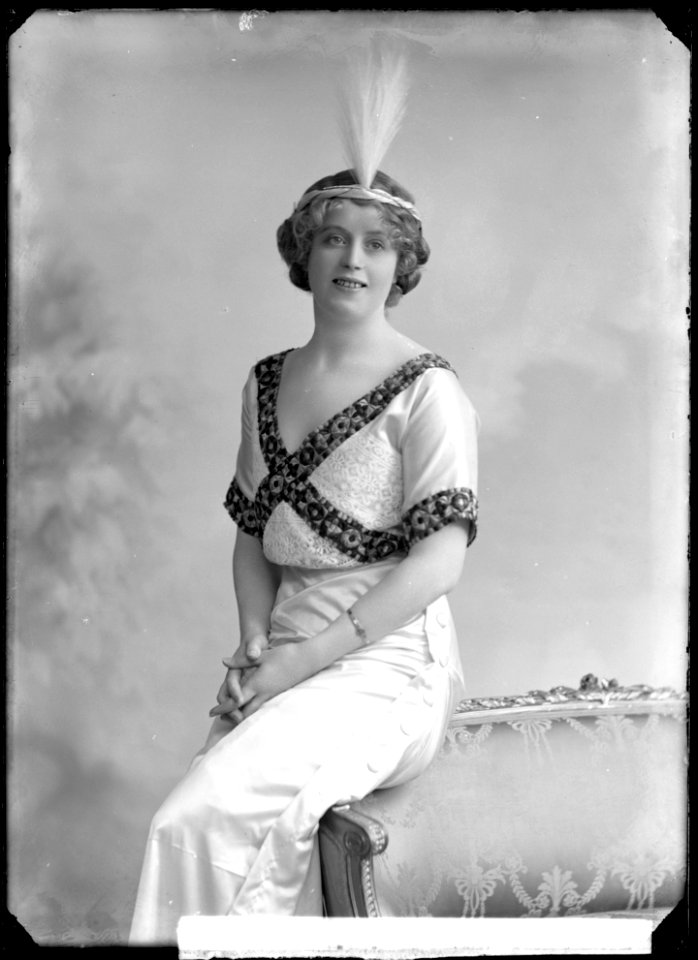 Alfhild André, porträtt - SMV - GA061