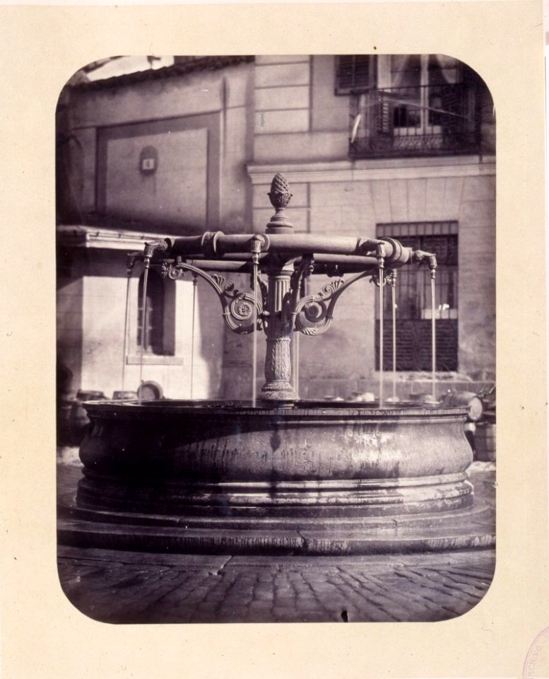 Alfonso Begué-Fuente plaza Capuchinas-1864