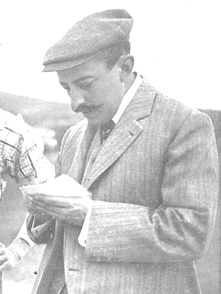 Alfonso XIII jugando al golf, de Campúa, Nuevo Mundo, 27-06-1907 (cropped). Francisco Barber
