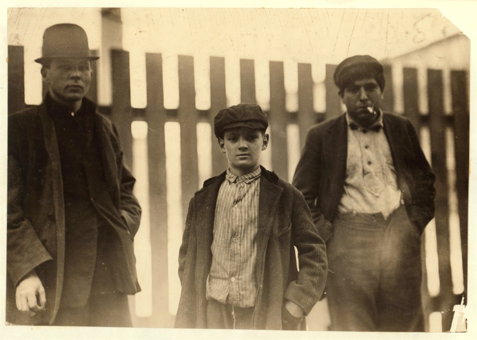 Alfred Beniot, 191 North St. Sweeper in Bennett Mill, in spinning room -2 has been there two months; seemed to be 11 yrs. old. Alfred recorded as 12 years old. LOC nclc.02518