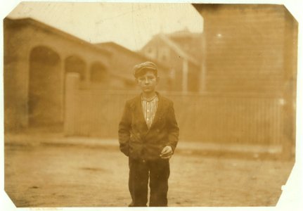 Alfred Corriveau, 14 Perkins St., works in Spinning Room -2, fifth floor. LOC nclc.02389