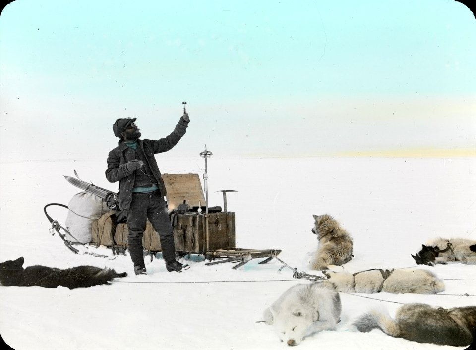 Alfred de Quervain in Greenland - ETH-Bibliothek Dia 297-0071